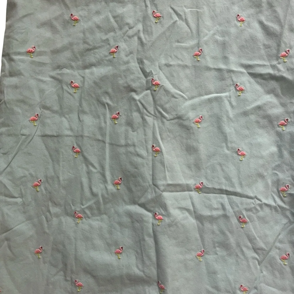 Gymboree Girls Size 10 Tank‎ Dress Pastel Reversible Floral Flamingo 100% Cotton